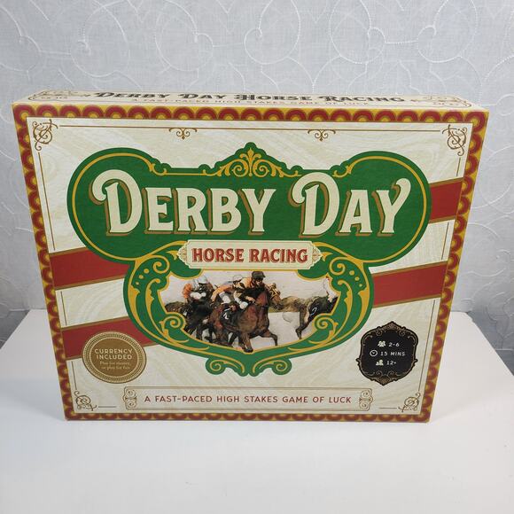 Brybelly 2022 Derby Day Horse Racing Board Game Currency Included COMPLETE - Picture 1 of 16